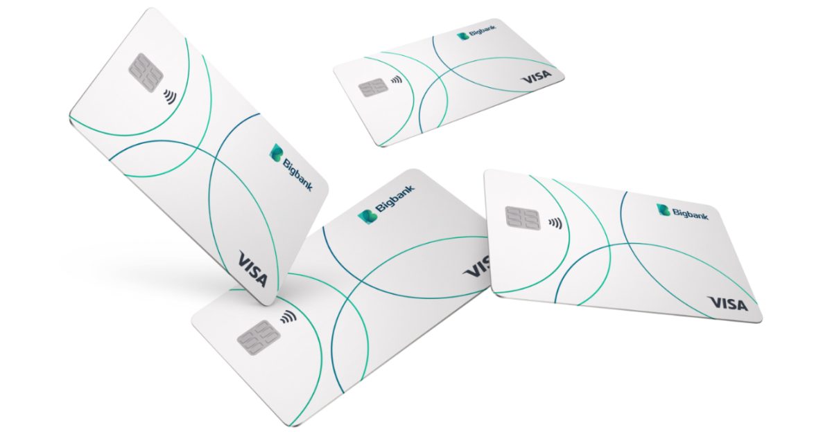 Kredito kortelė Banko kortelė Bigbank